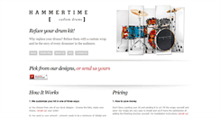 Desktop Screenshot of hammertimecustomdrums.com.au