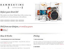 Tablet Screenshot of hammertimecustomdrums.com.au